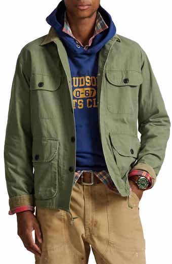 Cotton Canvas Shirt Jacket