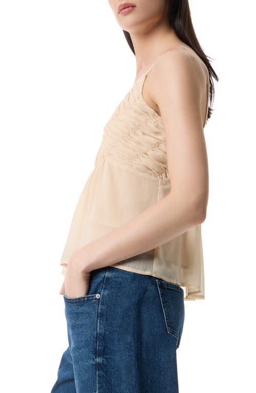 Robert Rodriguez Vickie Shirred Camisole In Gold