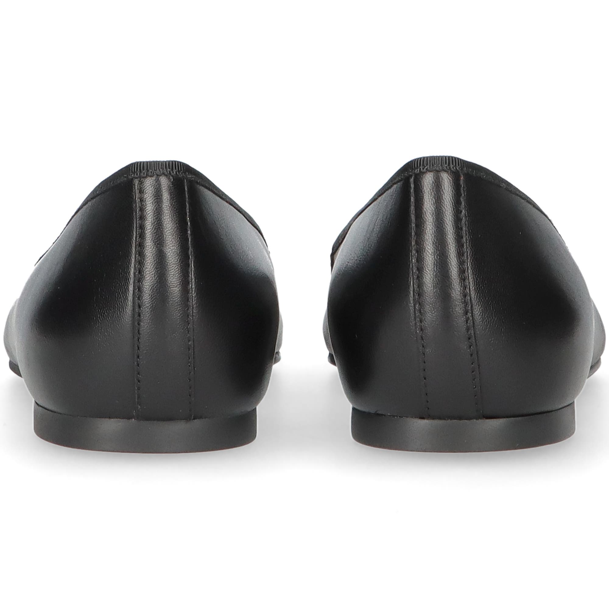 Pretty Ballerinas Pointed Toe Buckle Ballet Flat, Alternate, color, Black