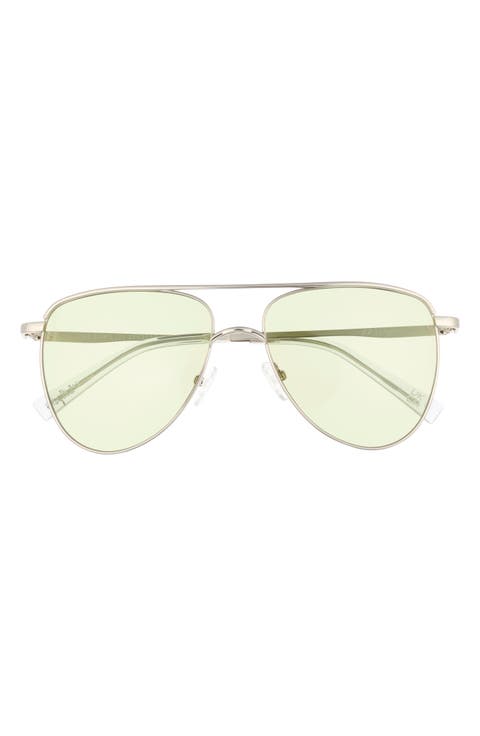 The Duke 57mm Aviator Sunglasses