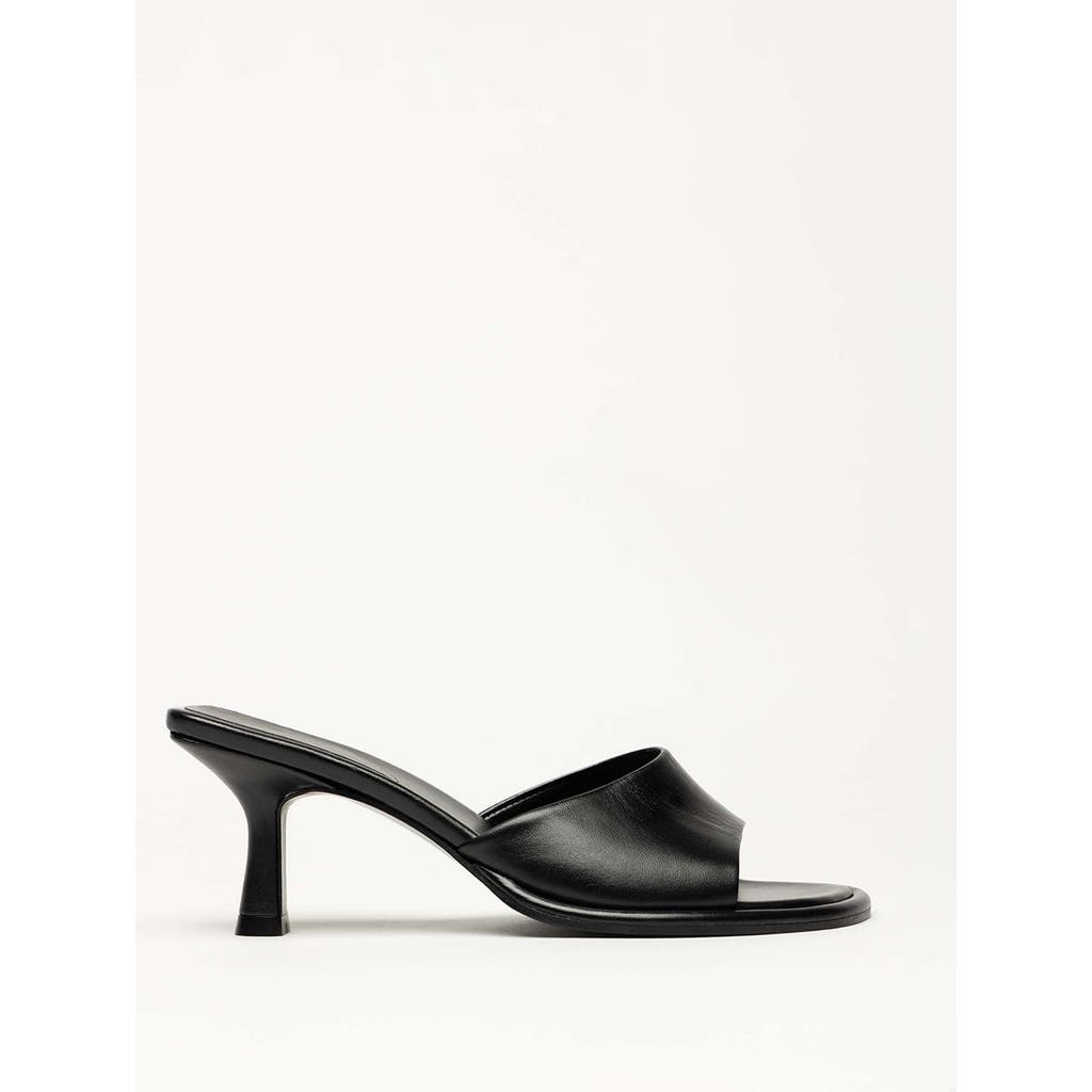 Want Les Essentiels De La Vie Want Les Essentiels Holton Smooth Leather Heel Sandal In Black