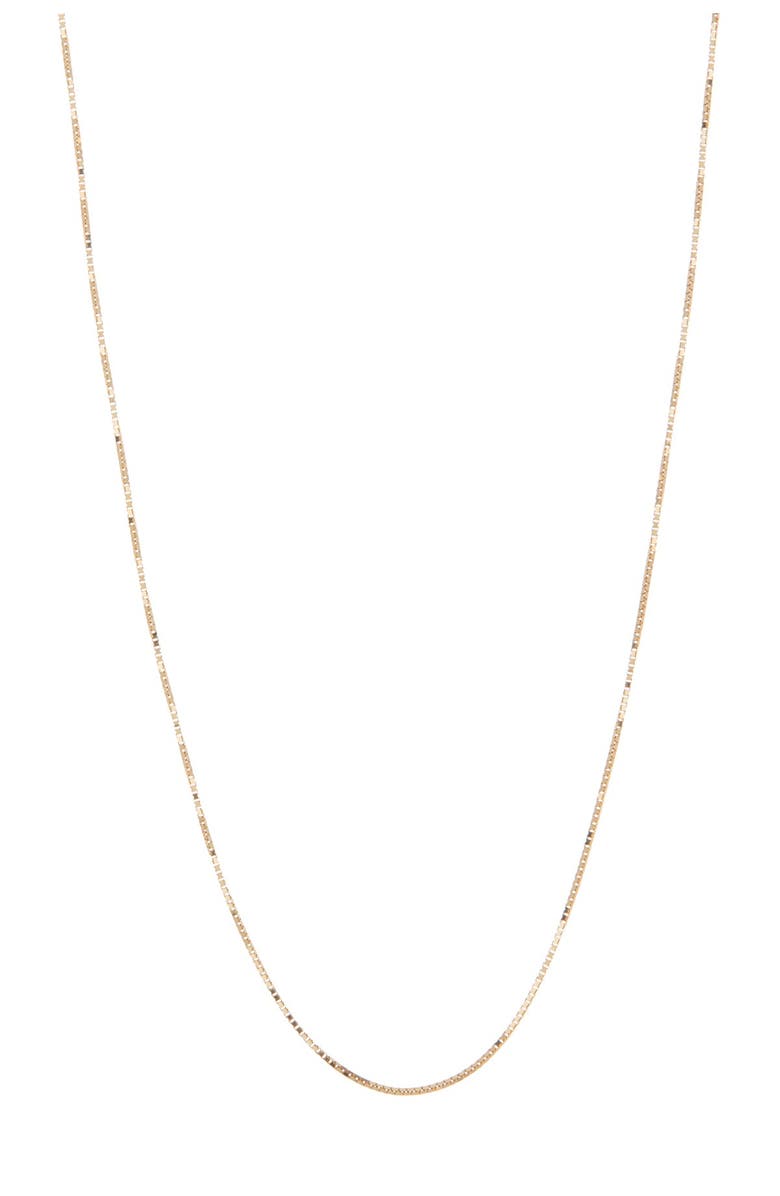 KARAT RUSH Box Chain Necklace, Main, color, 