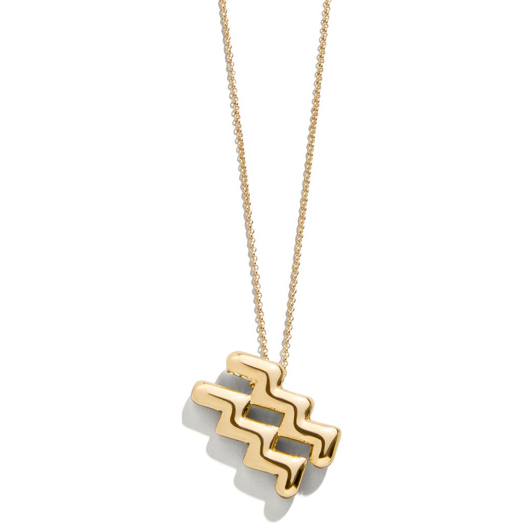 Baublebar Zodiac Pendant Necklace In Aquarius
