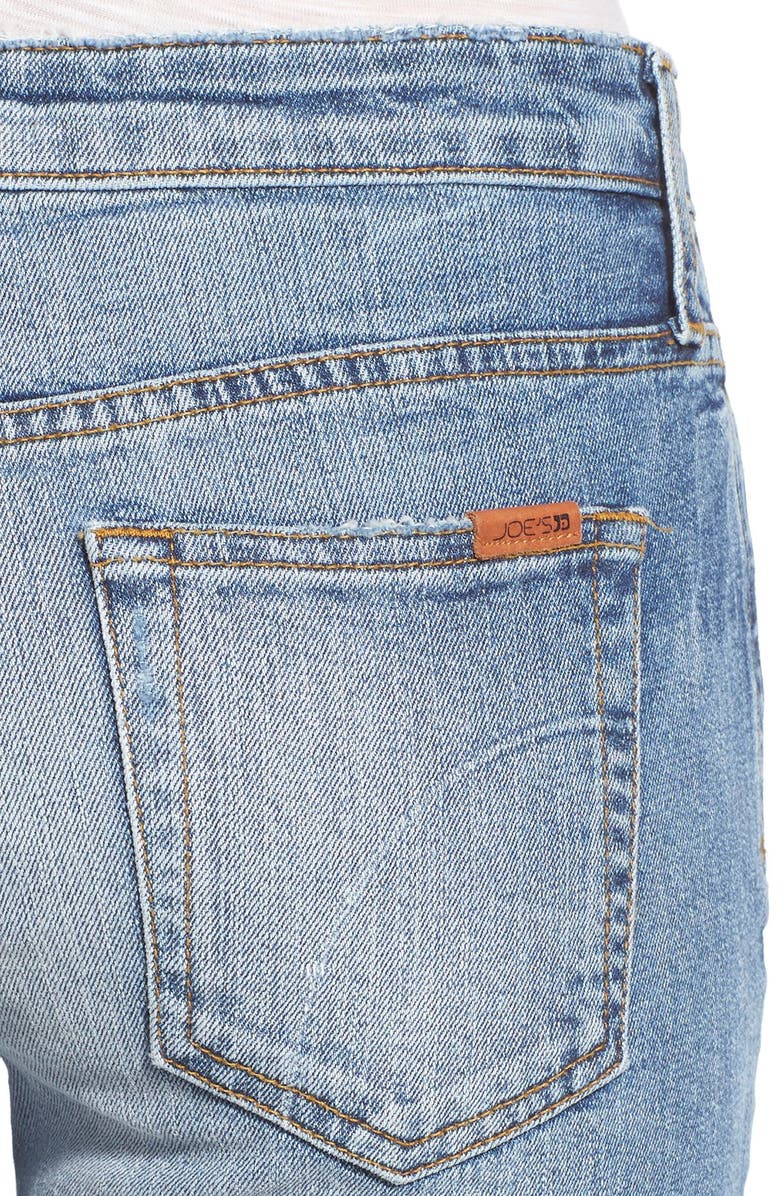 Joe's 'Billie' Destroyed Crop Slim Boyfriend Jeans, Alternate, color, 