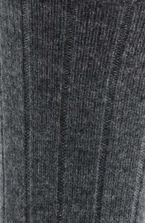 NORDSTROM NORDSTROM RIB CASHMERE BLEND CREW SOCKS