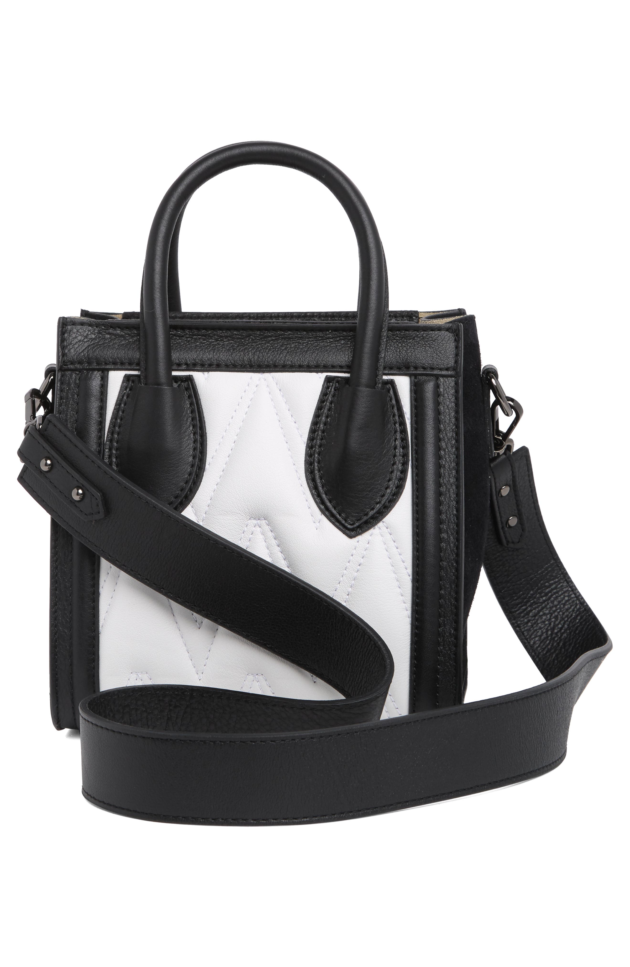 VALENTINO BY MARIO VALENTINO Eva Quilted Convertible Top-Handle Bag, Alternate, color, 