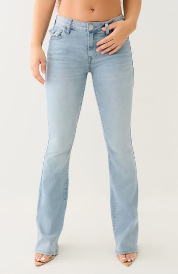 TRUE RELIGION TRUE RELIGION BECCA FLAP POCKET BOOTCUT JEANS