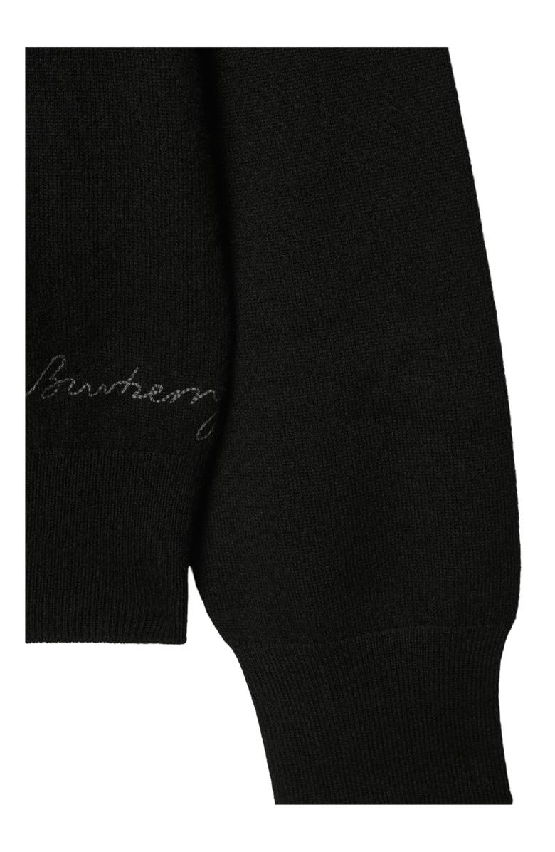 Burberry Cashmere Blend Zip Hoodie, Alternate, color, 