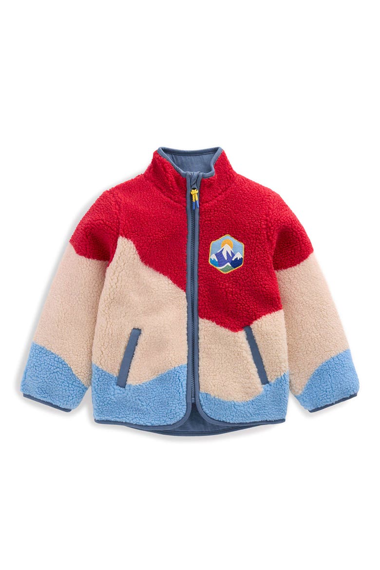 Kids' Colorblocked Fleece Jacket, Main, color, COLOURBLOCK