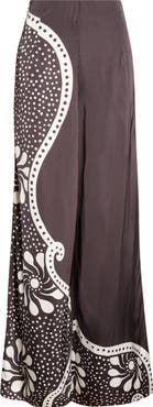 Zimmermann Valiant Panelled Silk & Lace Maxi Skirt