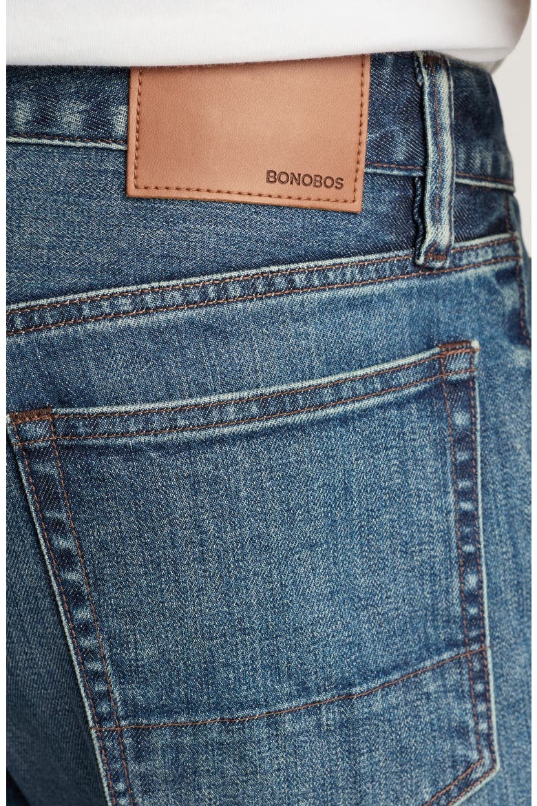 Japanese Stretch Selvedge Slim Fit Jeans, Alternate, color, MEDIUM BLUE WASH