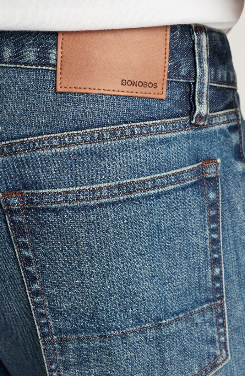 Bonobos Japanese Stretch Selvedge Slim Fit Jeans, Alternate, color, Medium Blue Wash