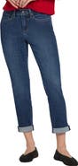 NYDJ Sheri Cuffed Straight Leg Jeans