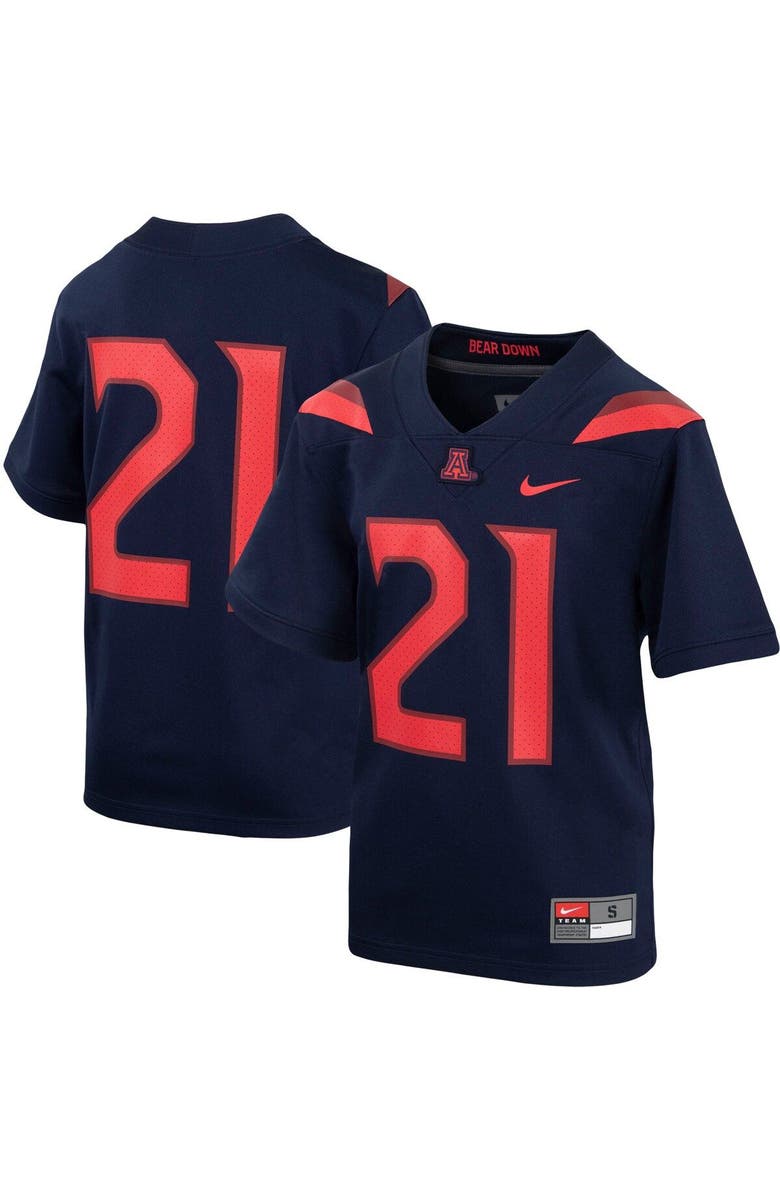 Nike Youth Nike #21 Navy Arizona Wildcats Untouchable Football Jersey, Alternate, color, 