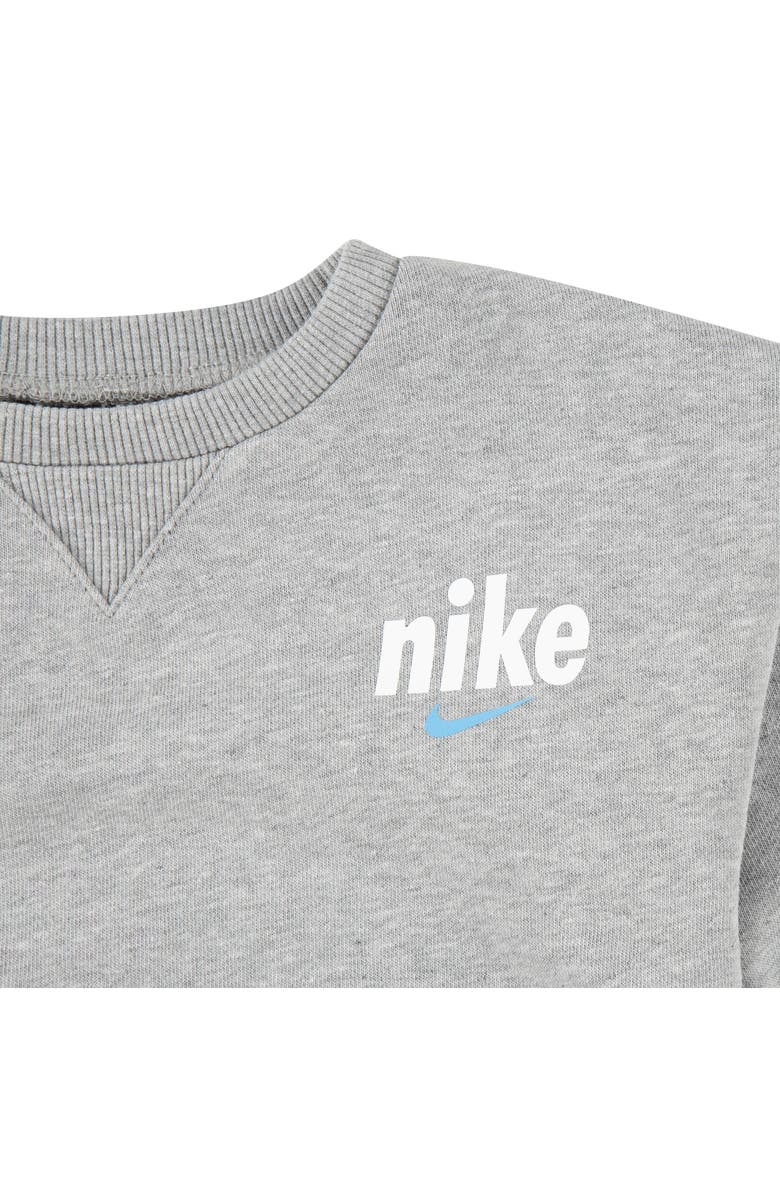 Nike Crewneck Bodysuit, Alternate, color, Dark Grey