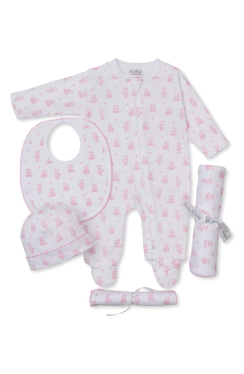 Kissy Kissy 5-Piece Pima Cotton Set, Main, color, Pink