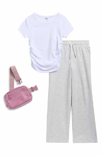 Kids' Heavenly Rib Freya T-Shirt, Pants & Crossbody Bag Set