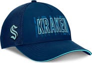 FANATICS Men's Fanatics Deep Sea Blue Seattle Kraken Fundamental Flex Hat