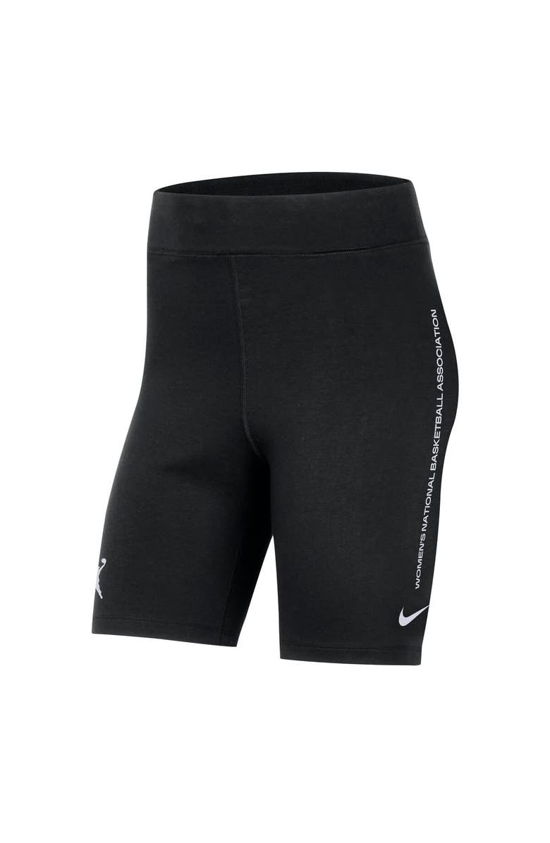 Nike Women's Nike Black WNBA Team 13 Tri-Blend 8" Biker Shorts, Alternate, color, Black