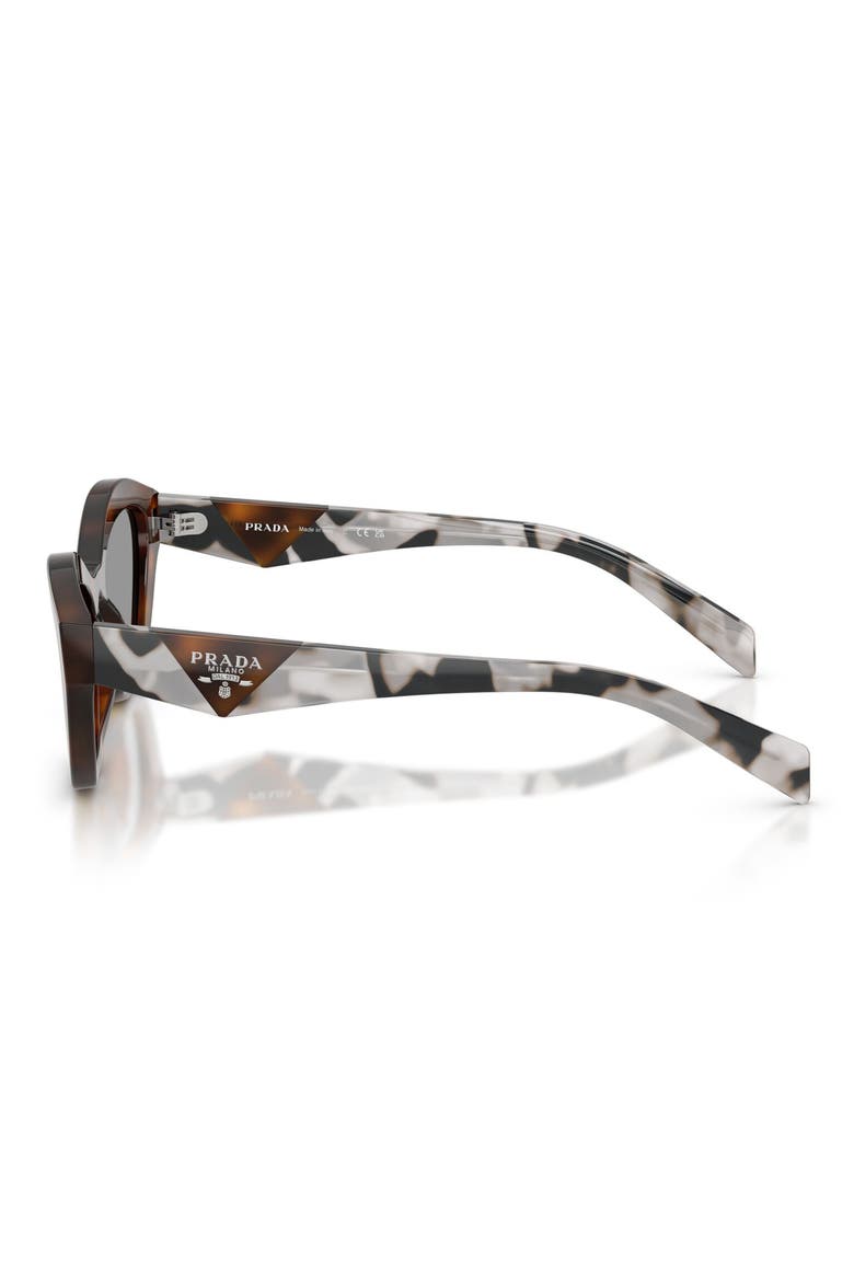 52mm Butterfly Sunglasses, Alternate, color, JUNIPER TORTOISE / GREY