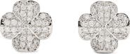 Kate Spade New York pavé flower stud earrings
