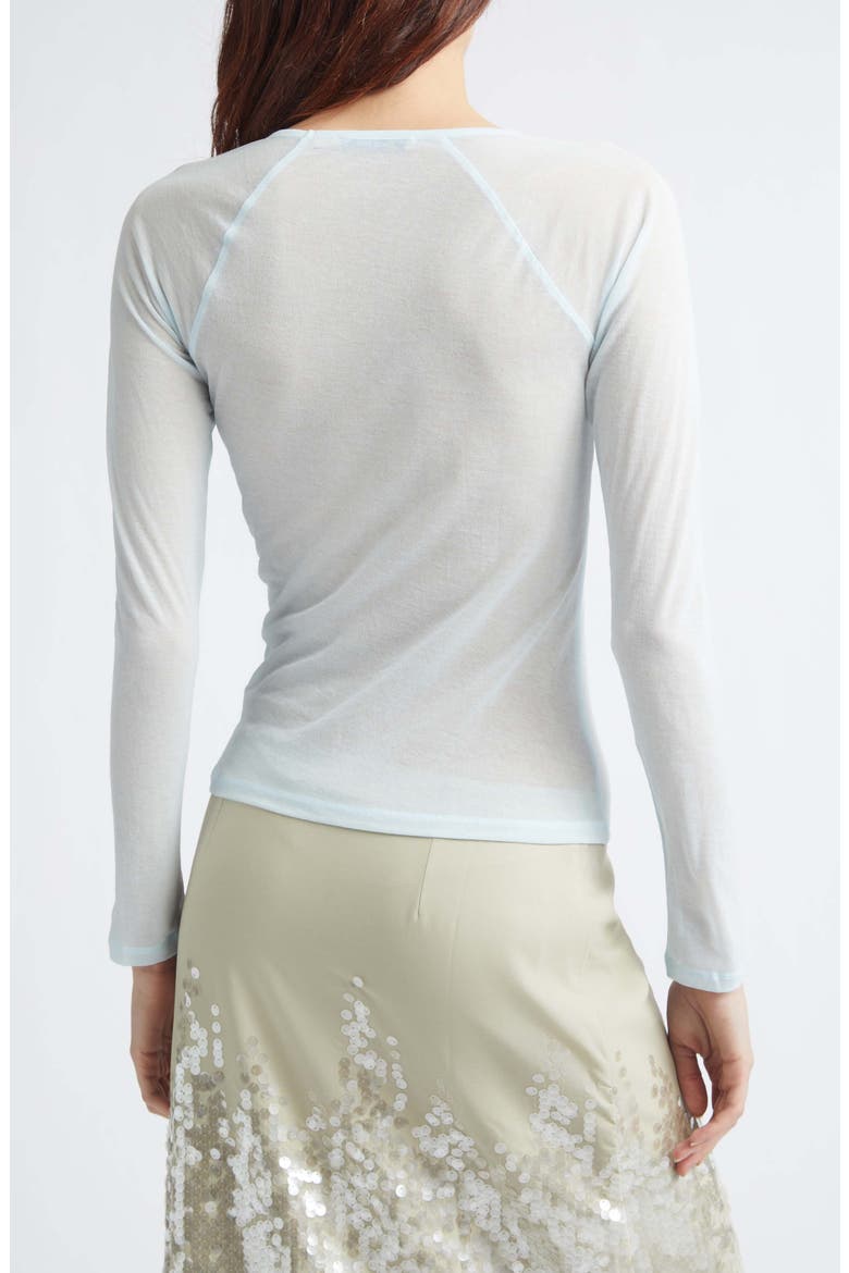 Hiro Raglan Sleeve Top, Alternate, color, BLUE