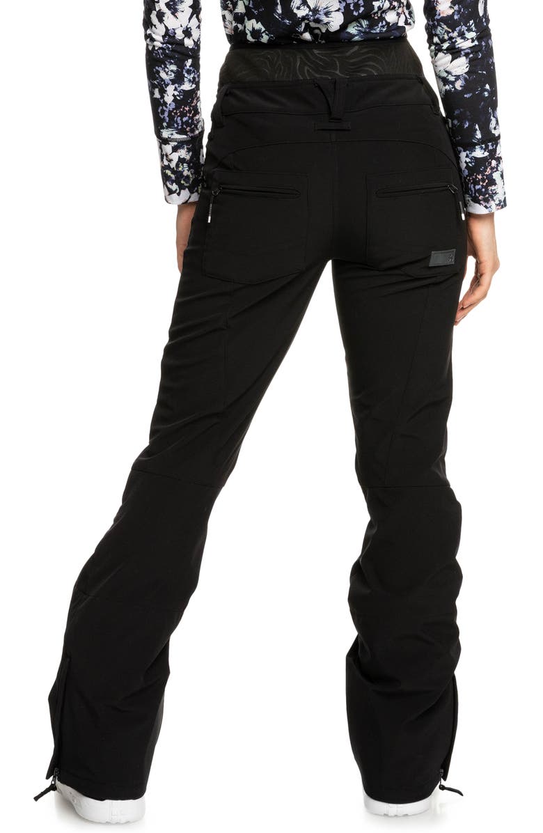 Roxy Rising High Waterproof Shell Snow Pants, Alternate, color,