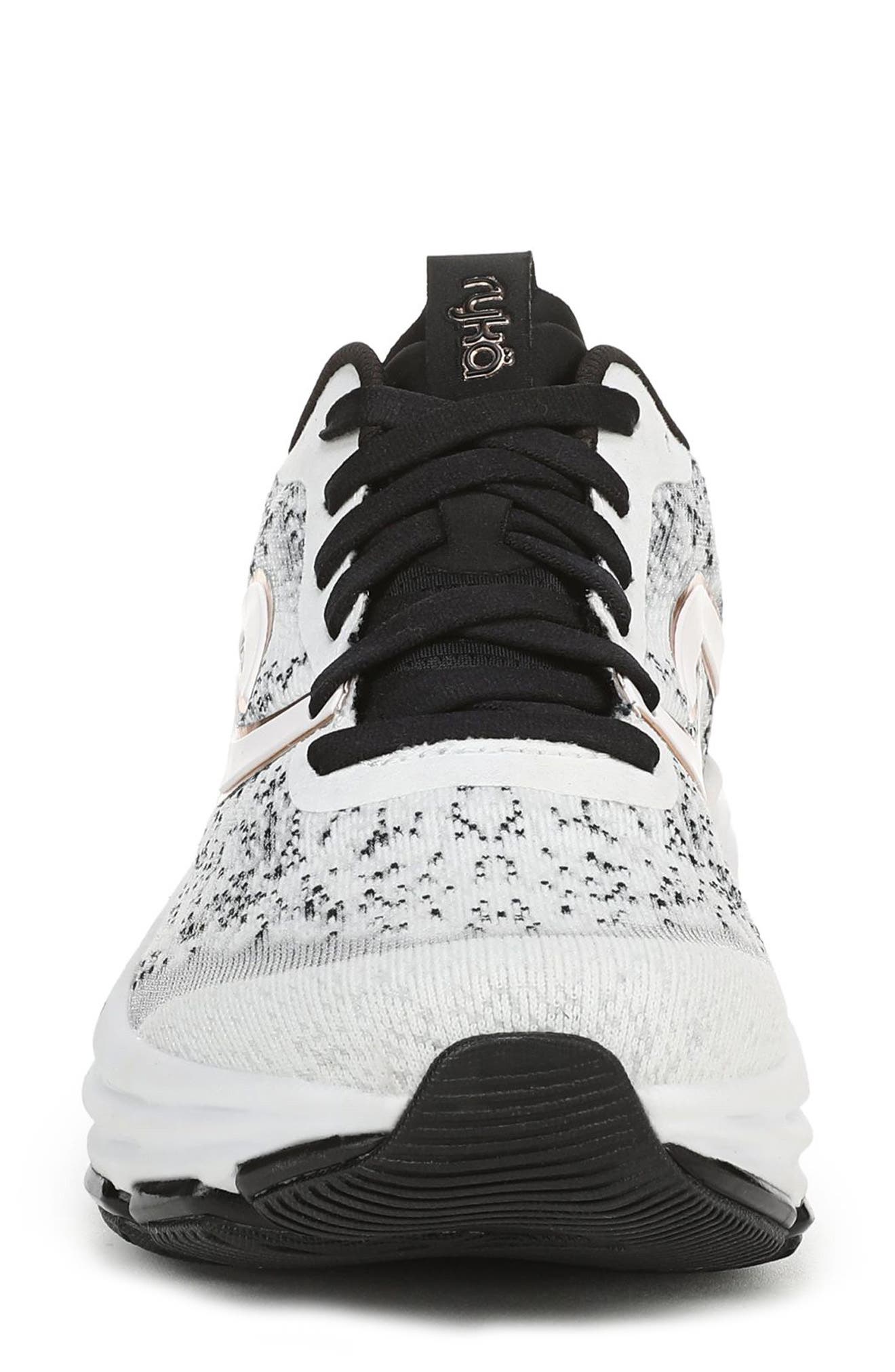 Rykä Dedicate Extra Sneaker, Alternate, color, White Black