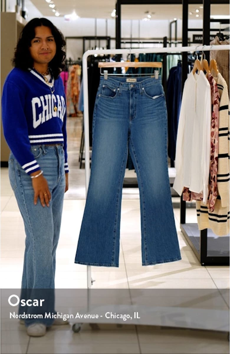 The Perfect Vintage Ripped High Waist Flare Jeans, sales video thumbnail