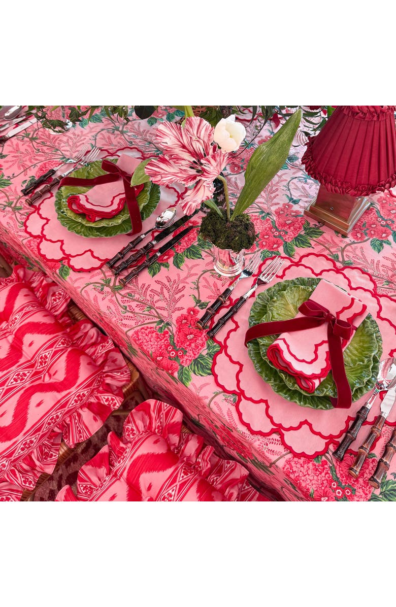 Mrs. Alice Pink Carolina Placemats, Alternate, color, Pink