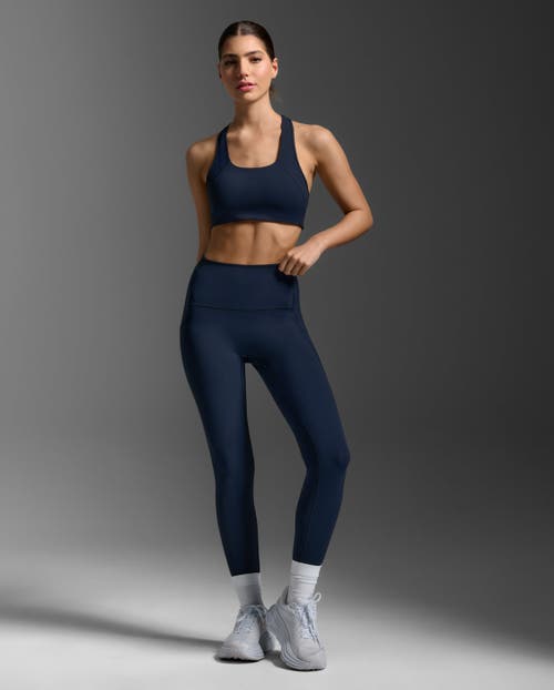 2xu Form Stash Hi-rise Comp Tight In Blue