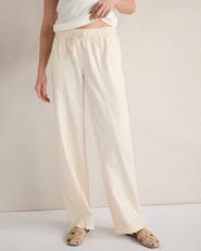 Haven Well Within Cotton Ecru Denim Barrel Leg Pants