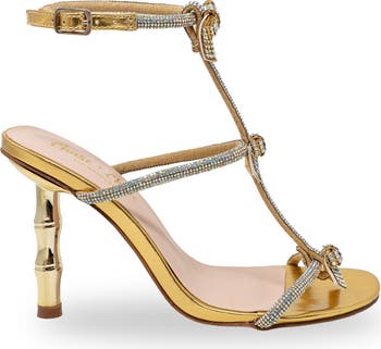 Rhinestone Strap Sandal