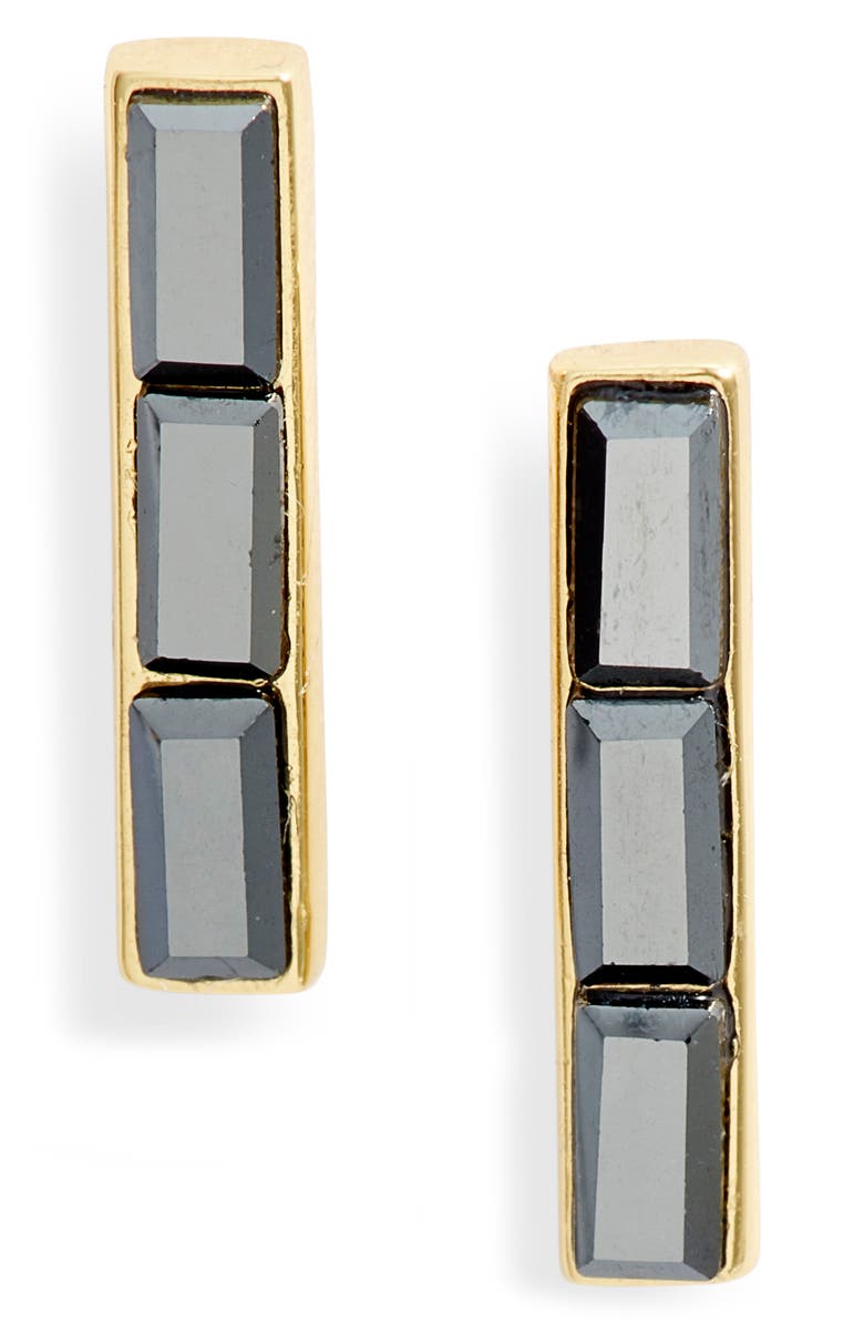 gorjana Desi Bar Stud Earrings, Main, color, 