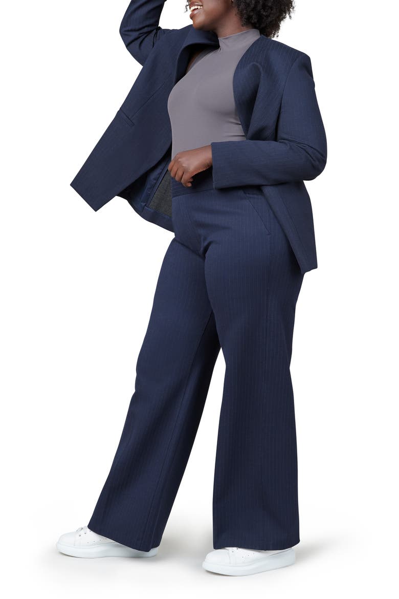 SPANXsupersmooth™ PerfectFit Ponte Wide Leg Pants, Alternate, color, TIMELESS NAVY
