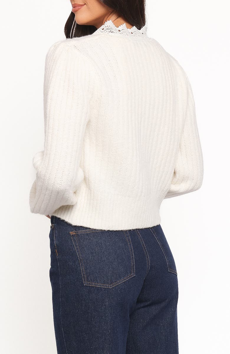 Petal & Pup Silvie Tie Front Cardigan, Alternate, color, Cream