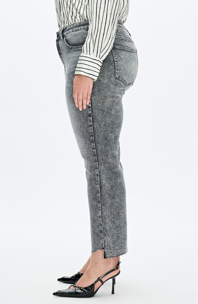 Bayeas High Waist Ankle Slim Straight Leg Jeans, Alternate, color, Granite