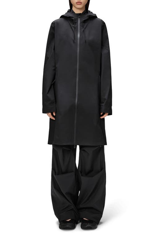 Rains Suva Waterproof Hard Shell Raincoat In Black
