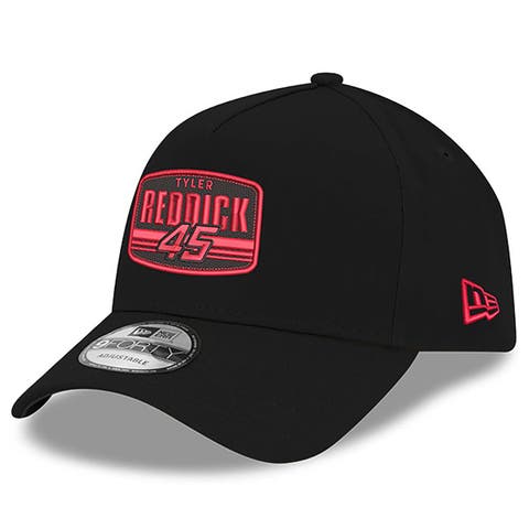 Men's New Era Black Tyler Reddick  9FORTY A-Frame Patch Adjustable Hat