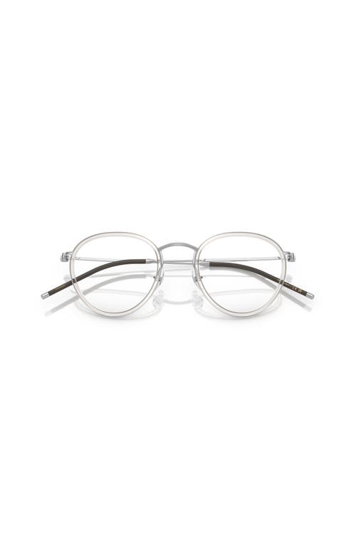 Oliver Peoples 47mm Phantos Optical Glasses In Silver