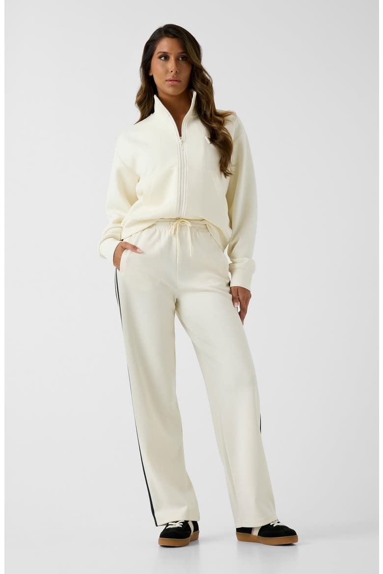 Olympe Front Zip Jacket, Alternate, color, LIGHT IVORY