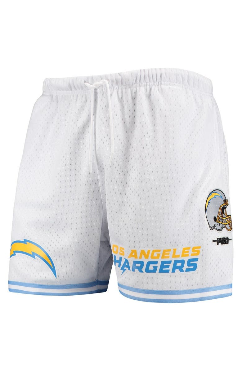 PRO STANDARD Men's Pro Standard White Los Angeles Chargers Mesh Shorts, Alternate, color, White