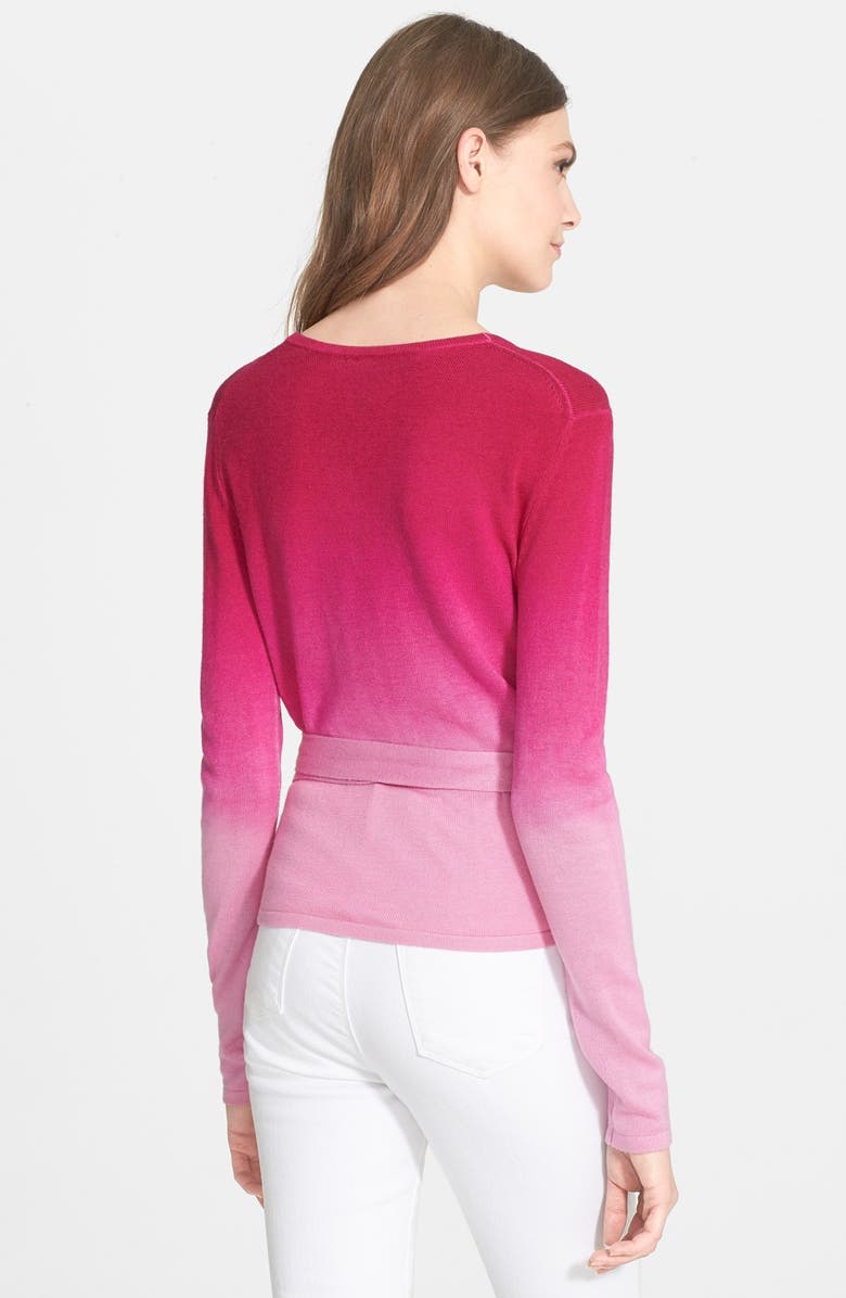 Diane von Furstenberg 'Ballerina' Silk & Cashmere Wrap Sweater, Alternate, color, 