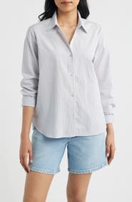 Mavi Jeans Stripe Button-Up Shirt