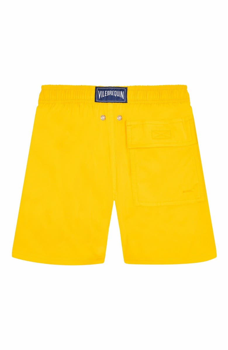 Vilebrequin Kids' Stretch Swim trunks Dad and Son, Alternate, color, Soleil