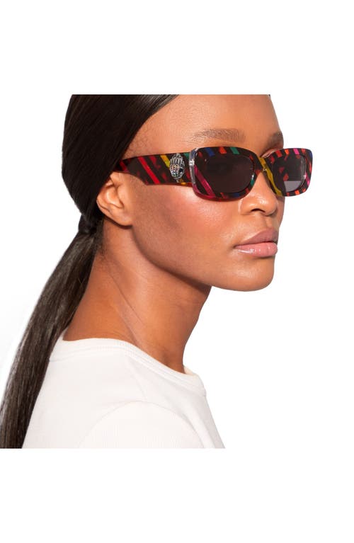 Kurt Geiger London 52mm Rectangular Sunglasses In Multi