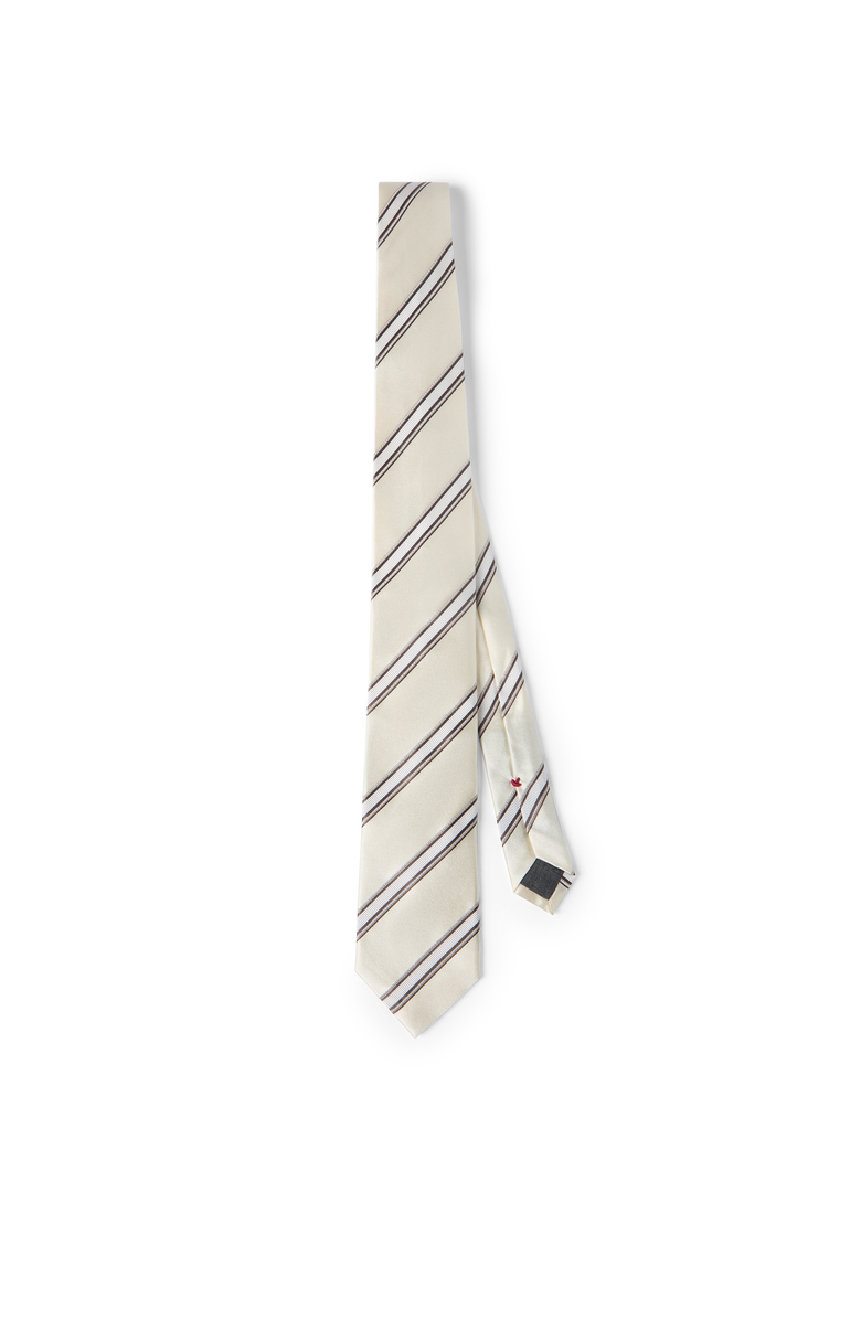 Brunello Cucinelli Silk necktie, Main, color, Panama