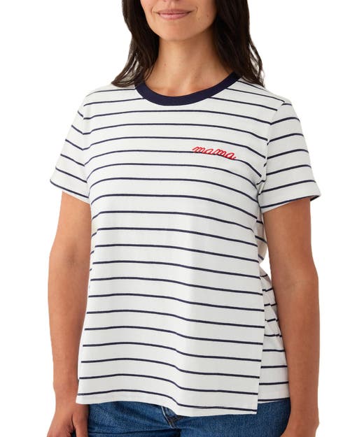 Kindred Bravely Classic Cotton Nursing T-shirt In Multi