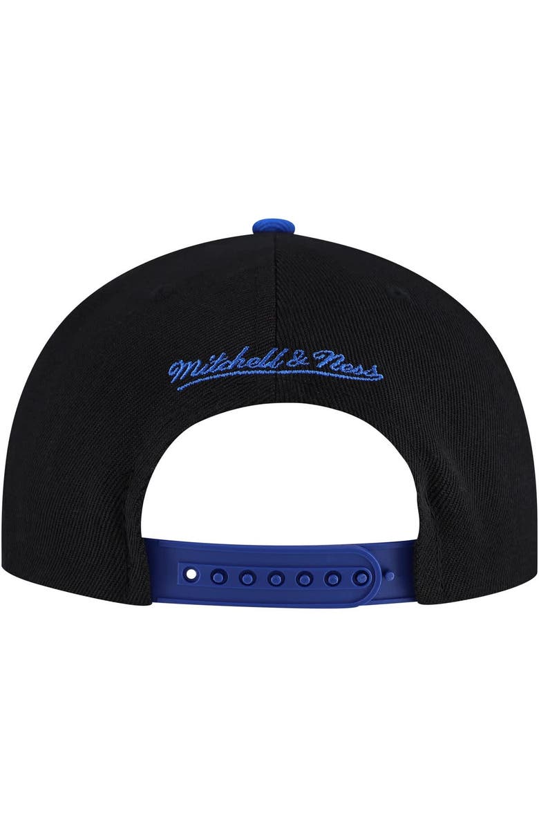 Mitchell & Ness Men's Mitchell & Ness Black Toronto Blue Jays Rise Up Snapback Hat, Alternate, color, 