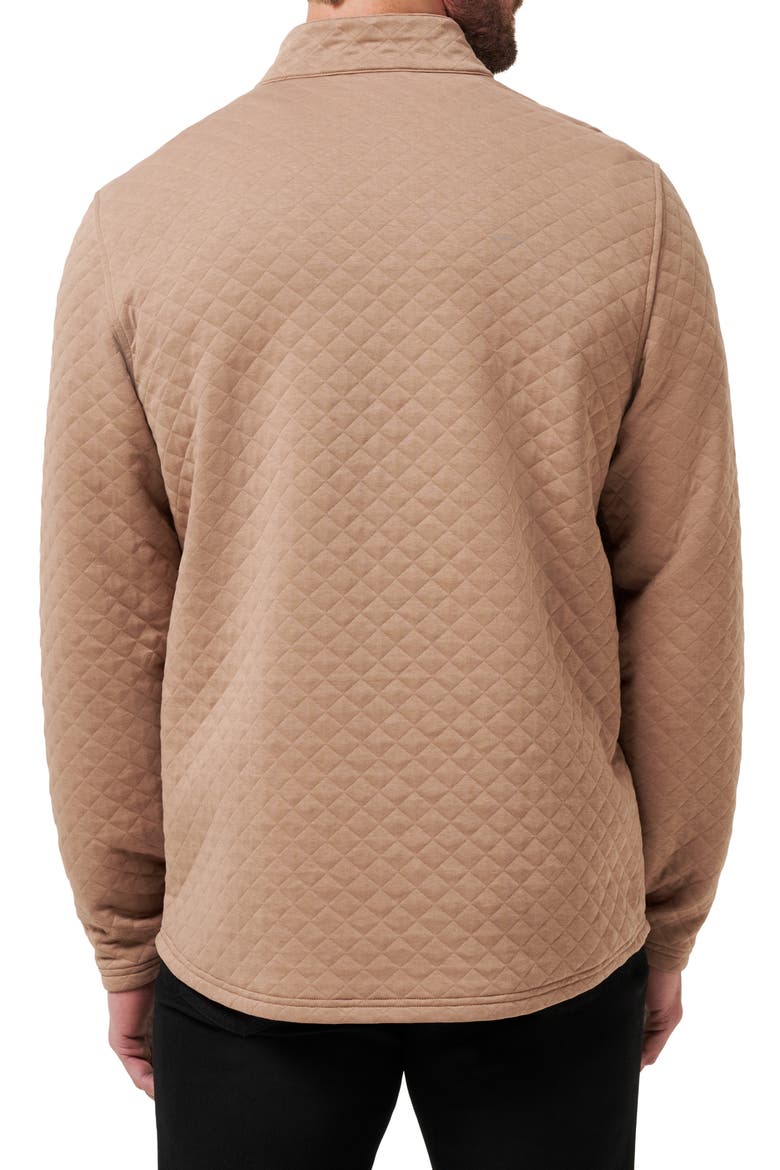 Transatlantic Quilted Henley Pullover, Alternate, color, PORTABELLA